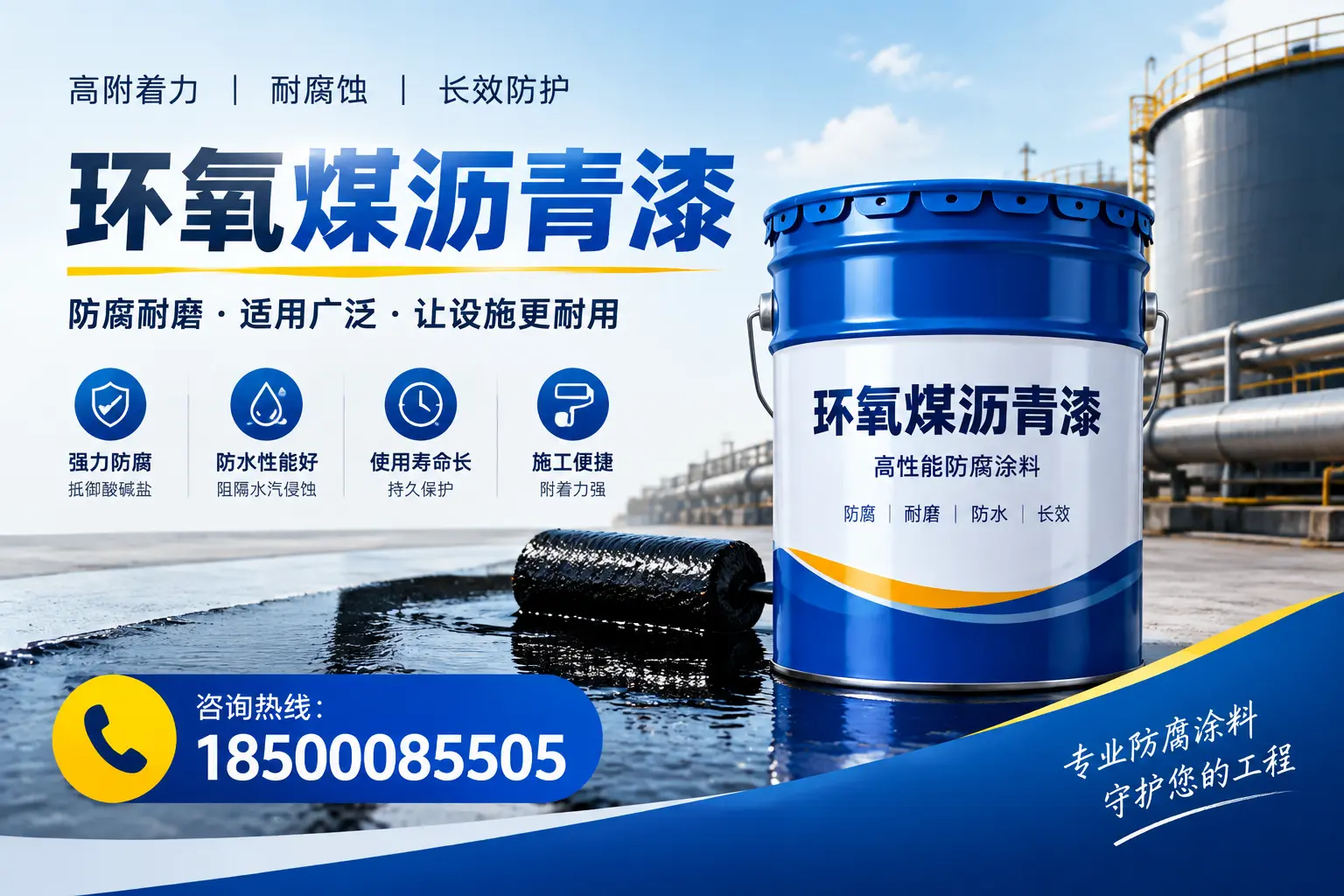 环氧煤沥青漆与其他涂料的对比分析，助力临汾企业决策